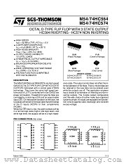 M74HC564 datasheet pdf SGS Thomson Microelectronics