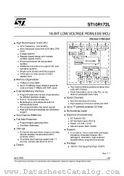 ST10R172L datasheet pdf SGS Thomson Microelectronics