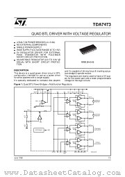 TDA7473 datasheet pdf SGS Thomson Microelectronics