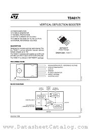 TDA8171 datasheet pdf SGS Thomson Microelectronics