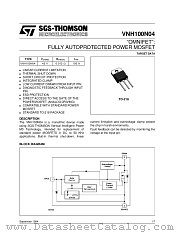 VNH100N04 datasheet pdf SGS Thomson Microelectronics