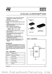 M48Z08 datasheet pdf SGS Thomson Microelectronics