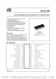 STV2112B datasheet pdf SGS Thomson Microelectronics