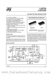 L4972A datasheet pdf SGS Thomson Microelectronics