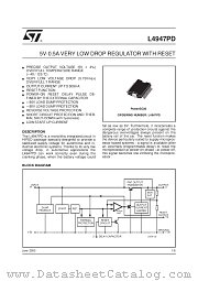 L4947PD datasheet pdf SGS Thomson Microelectronics