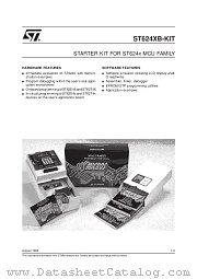 ST624XB-KIT datasheet pdf SGS Thomson Microelectronics