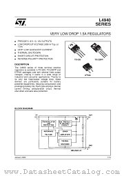 L4940V5 datasheet pdf SGS Thomson Microelectronics
