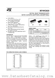 M74HC620TTR datasheet pdf SGS Thomson Microelectronics