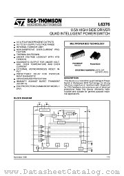 L6376PD datasheet pdf SGS Thomson Microelectronics