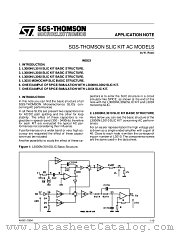 AN501 datasheet pdf SGS Thomson Microelectronics