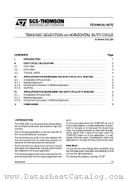 AN550 datasheet pdf SGS Thomson Microelectronics
