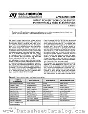 AN471 datasheet pdf SGS Thomson Microelectronics