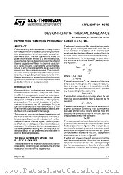 AN261 datasheet pdf SGS Thomson Microelectronics