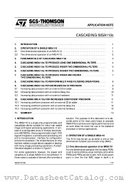 AN547 datasheet pdf SGS Thomson Microelectronics