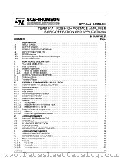 AN377 datasheet pdf SGS Thomson Microelectronics