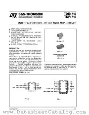 TDF1747 datasheet pdf SGS Thomson Microelectronics
