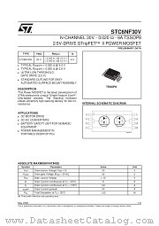 STC6NF30V datasheet pdf SGS Thomson Microelectronics
