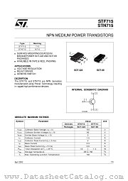 STF715-STN715 datasheet pdf SGS Thomson Microelectronics
