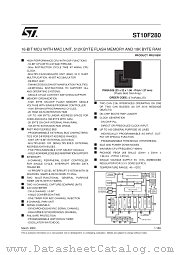 ST10F280 datasheet pdf SGS Thomson Microelectronics