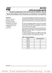 AN1536 datasheet pdf SGS Thomson Microelectronics