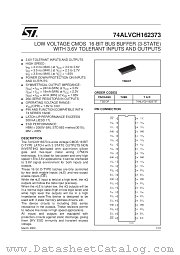 74ALVCH162373T datasheet pdf SGS Thomson Microelectronics