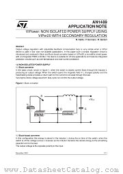 AN1489 datasheet pdf SGS Thomson Microelectronics