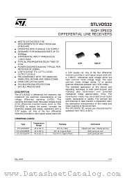 STLVDS32BDR datasheet pdf SGS Thomson Microelectronics