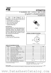 STP80PF55 datasheet pdf SGS Thomson Microelectronics