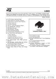 L9805 datasheet pdf SGS Thomson Microelectronics