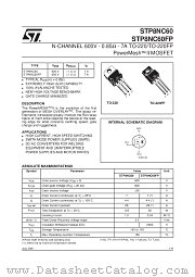 STP8NC60FP datasheet pdf SGS Thomson Microelectronics