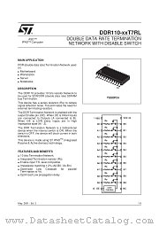 DDR110-27T7RL datasheet pdf SGS Thomson Microelectronics