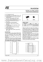 74LVC573AM datasheet pdf SGS Thomson Microelectronics