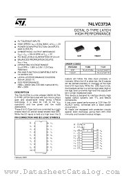 74LVC373AMTR datasheet pdf SGS Thomson Microelectronics