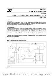 AN1347 datasheet pdf SGS Thomson Microelectronics