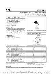 STB80PF55 datasheet pdf SGS Thomson Microelectronics