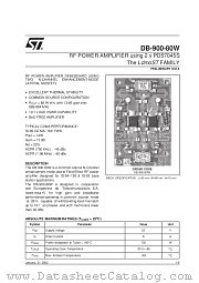 DB90080W datasheet pdf SGS Thomson Microelectronics