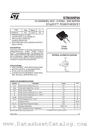 STB55NF06 datasheet pdf SGS Thomson Microelectronics