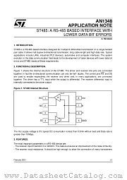 AN1348 datasheet pdf SGS Thomson Microelectronics