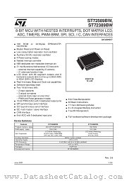 ST72389BW datasheet pdf SGS Thomson Microelectronics