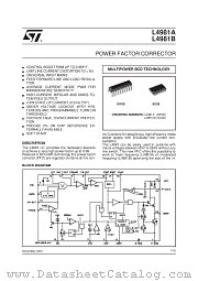 L4981AD datasheet pdf SGS Thomson Microelectronics