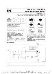 VNS7NV04 datasheet pdf SGS Thomson Microelectronics