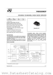 VND830MSP datasheet pdf SGS Thomson Microelectronics