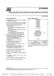 ST19XG34 datasheet pdf SGS Thomson Microelectronics