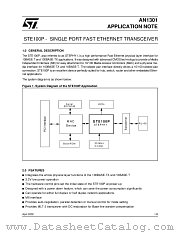 AN1301 datasheet pdf SGS Thomson Microelectronics