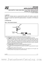AN1230 datasheet pdf SGS Thomson Microelectronics