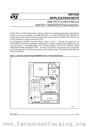 AN1259 datasheet pdf SGS Thomson Microelectronics