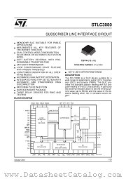 STLC3080 datasheet pdf SGS Thomson Microelectronics