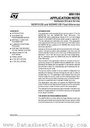 AN1194 datasheet pdf SGS Thomson Microelectronics