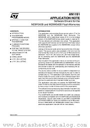 AN1191 datasheet pdf SGS Thomson Microelectronics
