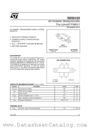 SD56120 datasheet pdf SGS Thomson Microelectronics